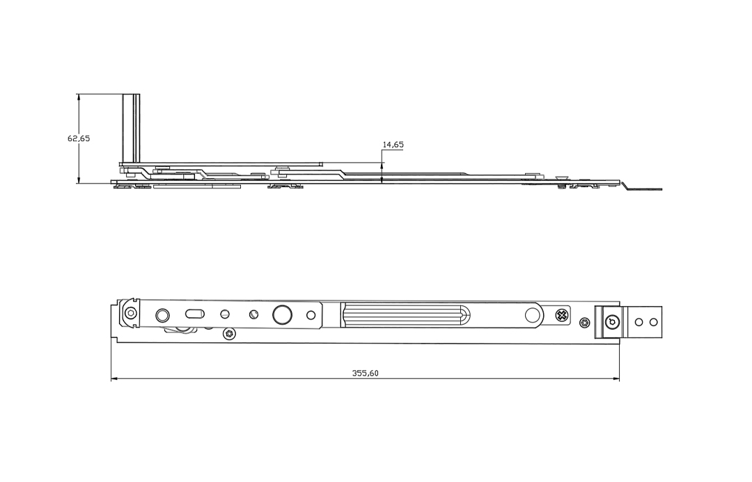 【沃特牌】VT-339A-23承重型可调窗撑