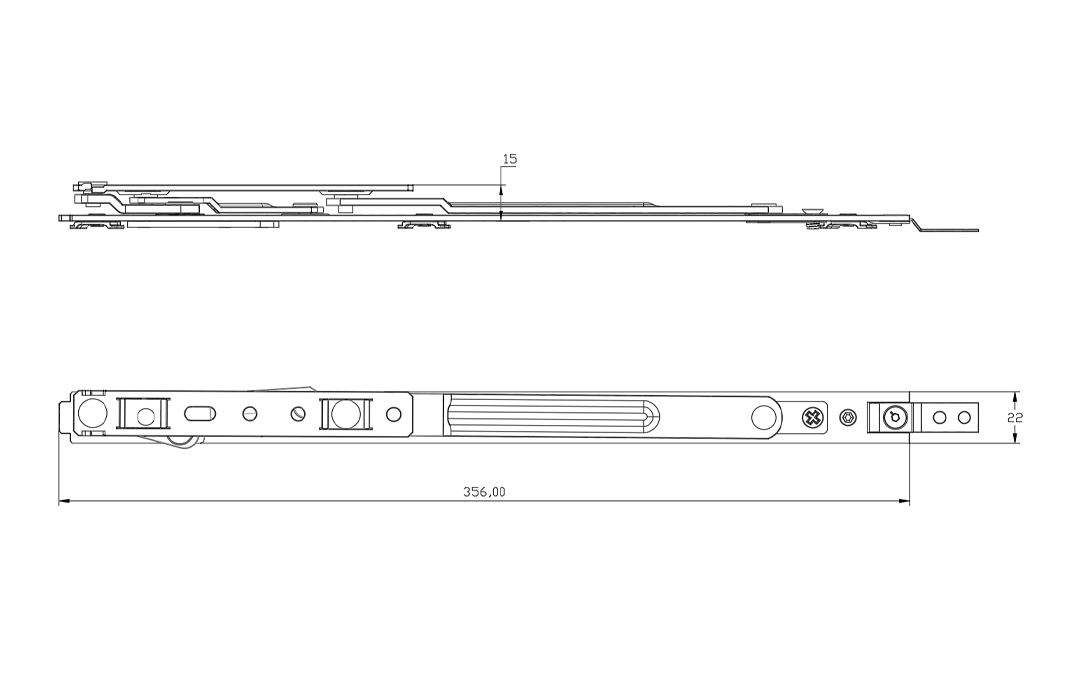 【沃特牌】VT-339B-13.5承重型可调窗撑